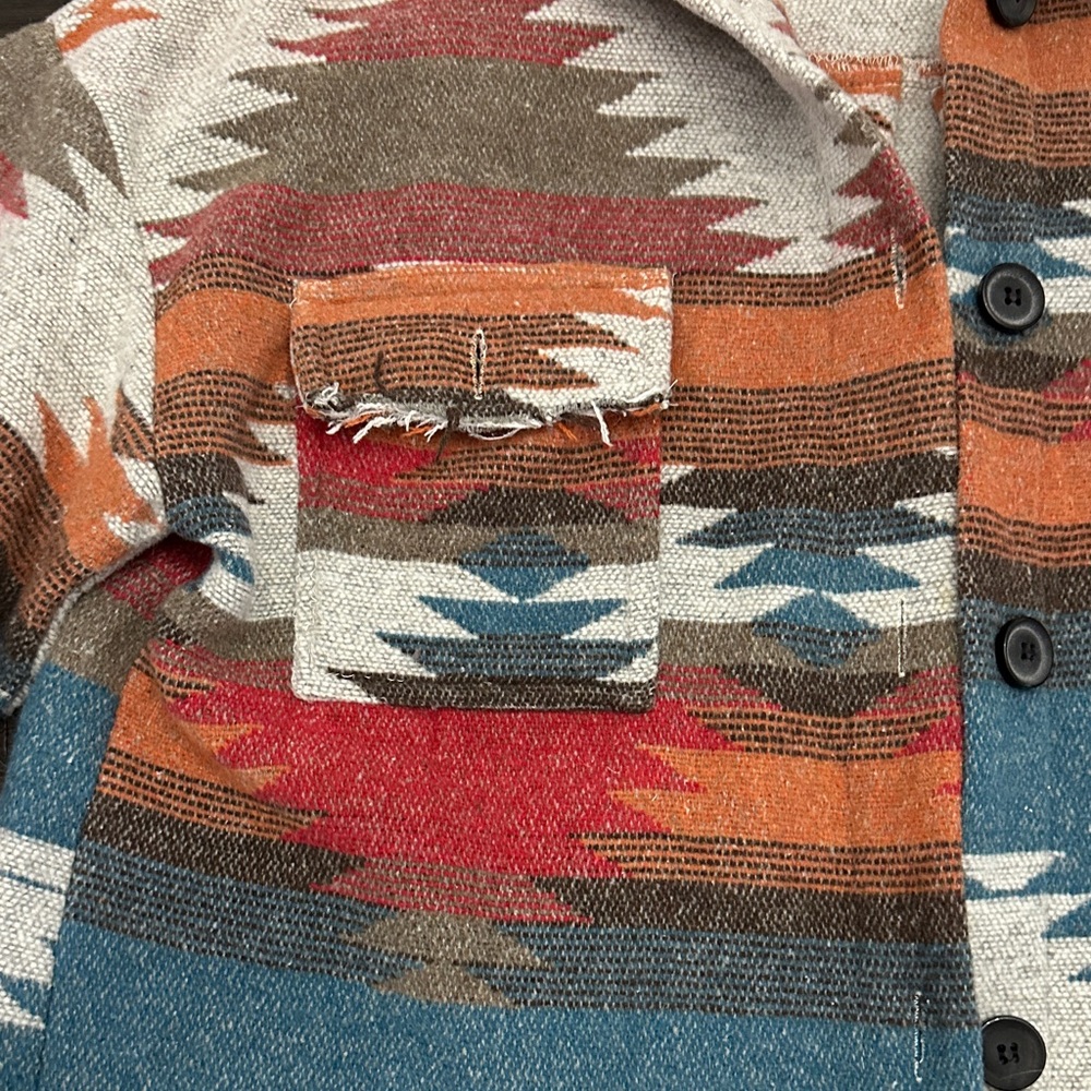 Multicolor Patterned Jacket - Picture 6 of 11